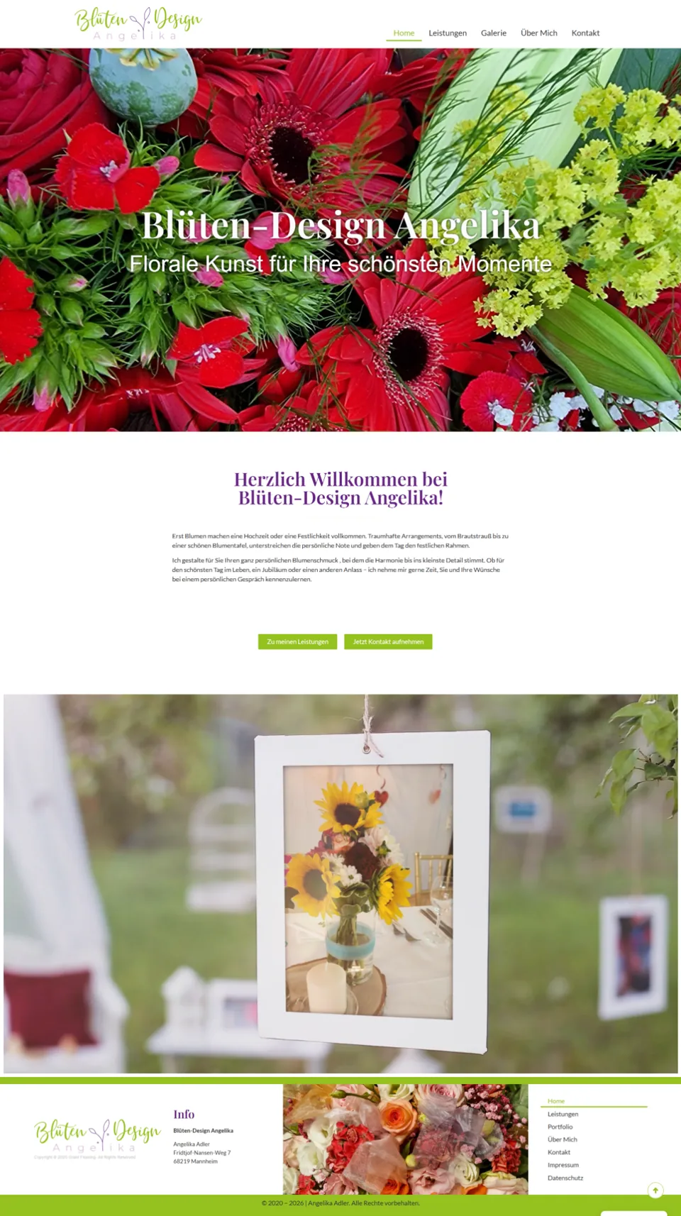 Startseite von Blüten-Design Angelika